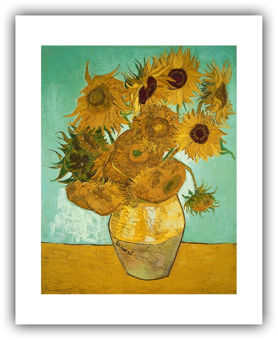 フィンセント・ファン・ゴッホ：ひまわり（1888年） - ジクレー版画
