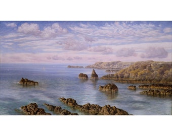John Brett : Southern Coast of Guernsey (1875) - Giclee Fine Art Print