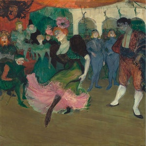 Henri de Toulouse-Lautrec : Marcelle Lender Dancing the Bolero in 'Chilperic' (1895-1896) - Giclee Fine Art Print
