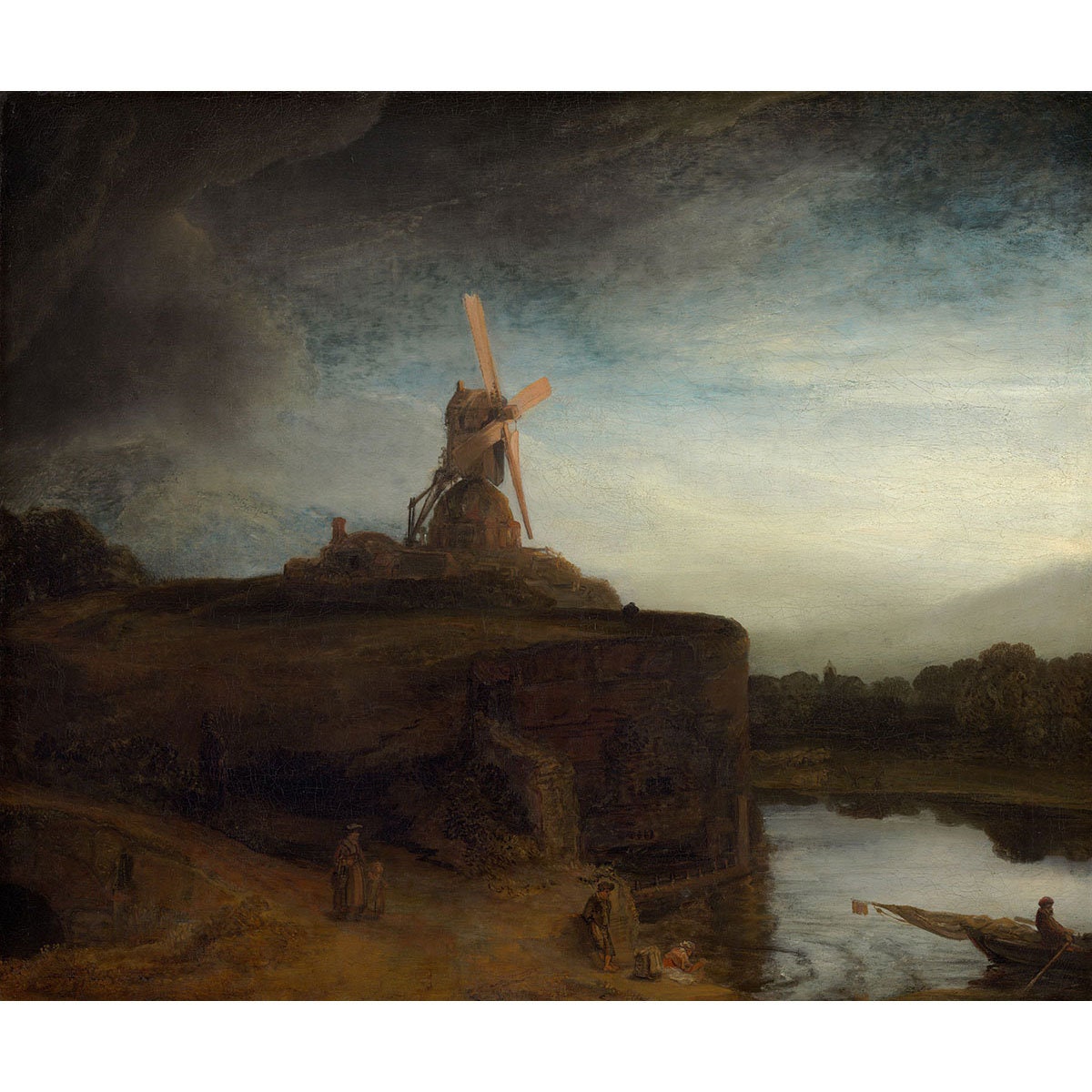 Rembrandt Van Rijn : the Mill (1645-1648) - Giclee Fine Art Print
