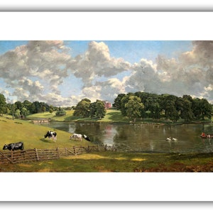 John Constable : Wivenhoe Park, Essex 1816 Giclee Fine Art Print 24 x 36 inches