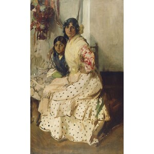 Joaquín Sorolla : Pepilla la gitana y su hija (1910) - Giclee Fine Art Print