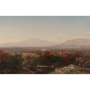 John Frederick Kensett : An October Day in the White Mountains (1854) - Giclee Fine Art Print