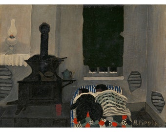 Horace Pippin : Asleep (1943) - Giclee Fine Art Print