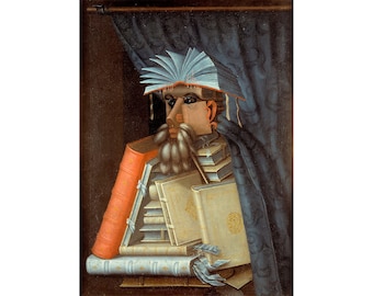 Giuseppe Arcimboldo : The Librarian (1904) - Giclee Fine Art Print
