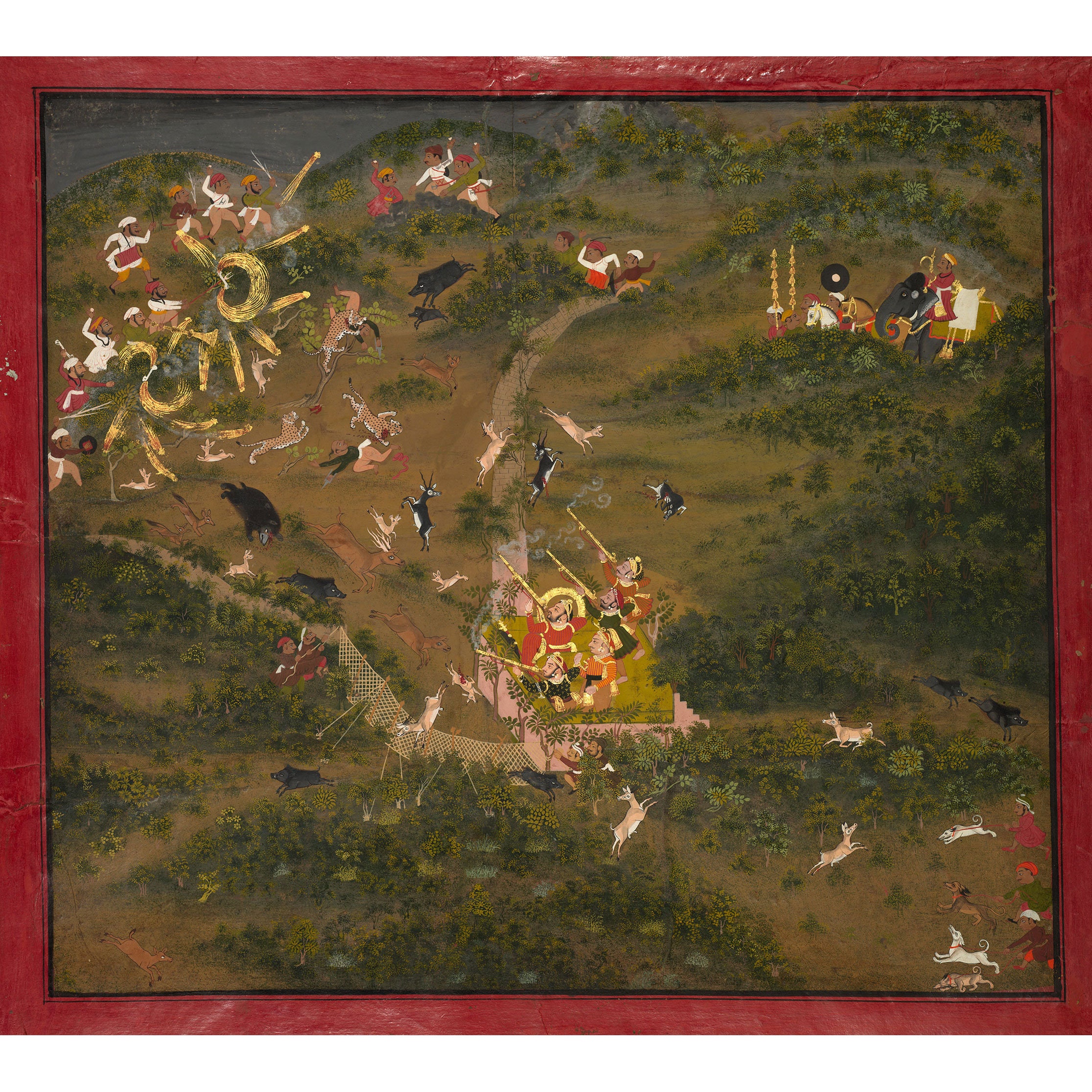 絵画　アンティーク　ハンドメイド　インド　　ジャイ・シン　ブロック　プリント 絵画アンティークハンドメイドインドジャイ・シンブロックプリント