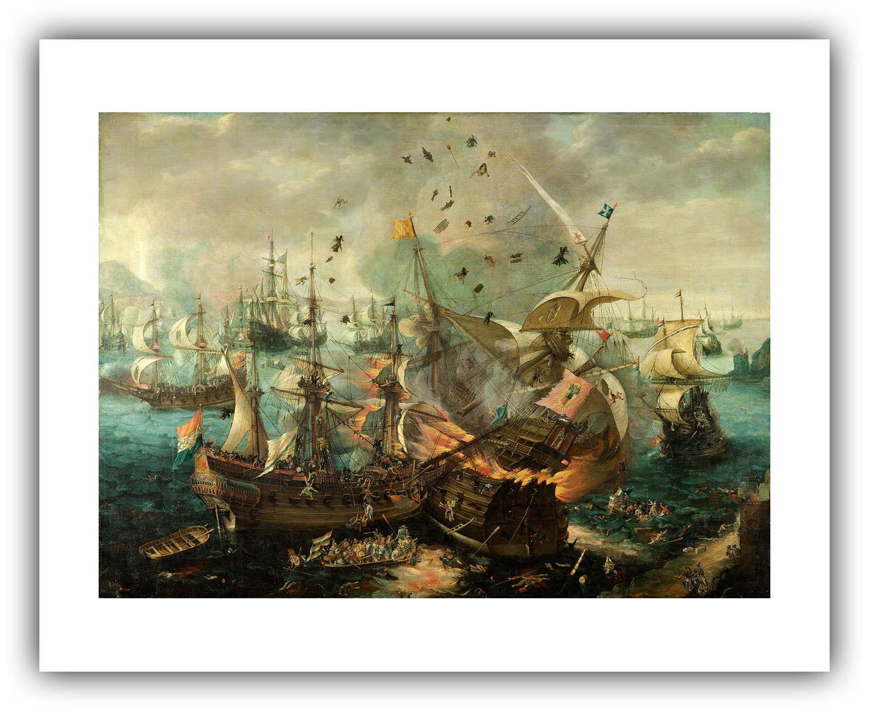 Cornelis Claesz van Wieringen The Explosion of the Etsy