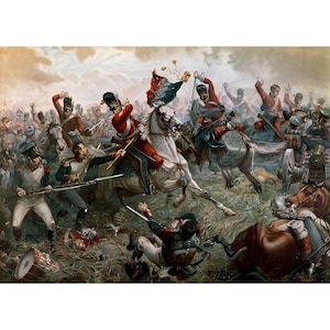 William Holmes Sullivan : Battle of Waterloo, 18th June 1815 (1898) - Giclee Fine Art Print