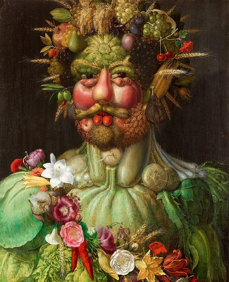 Giuseppe Arcimboldo : Rudolf II as Vertumnus Giclee Fine Art Print image 3