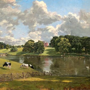 John Constable : Wivenhoe Park, Essex 1816 Giclee Fine Art Print image 3