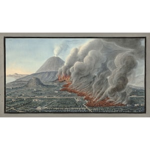William Hamilton and Pietro Fabris : An Eruption of Mount Vesuvius, Dec 1760 - Jan 1761 (1776) - Giclee Fine Art Print