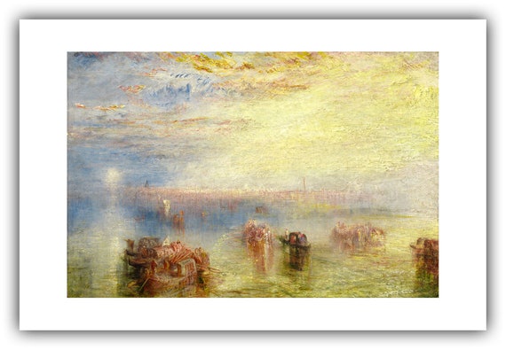 ターナー ヴェニス 額入りプリント