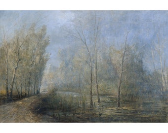 Carl Kaiser-Herbst : Donau-Auen (1898) - Giclee Fine Art Print