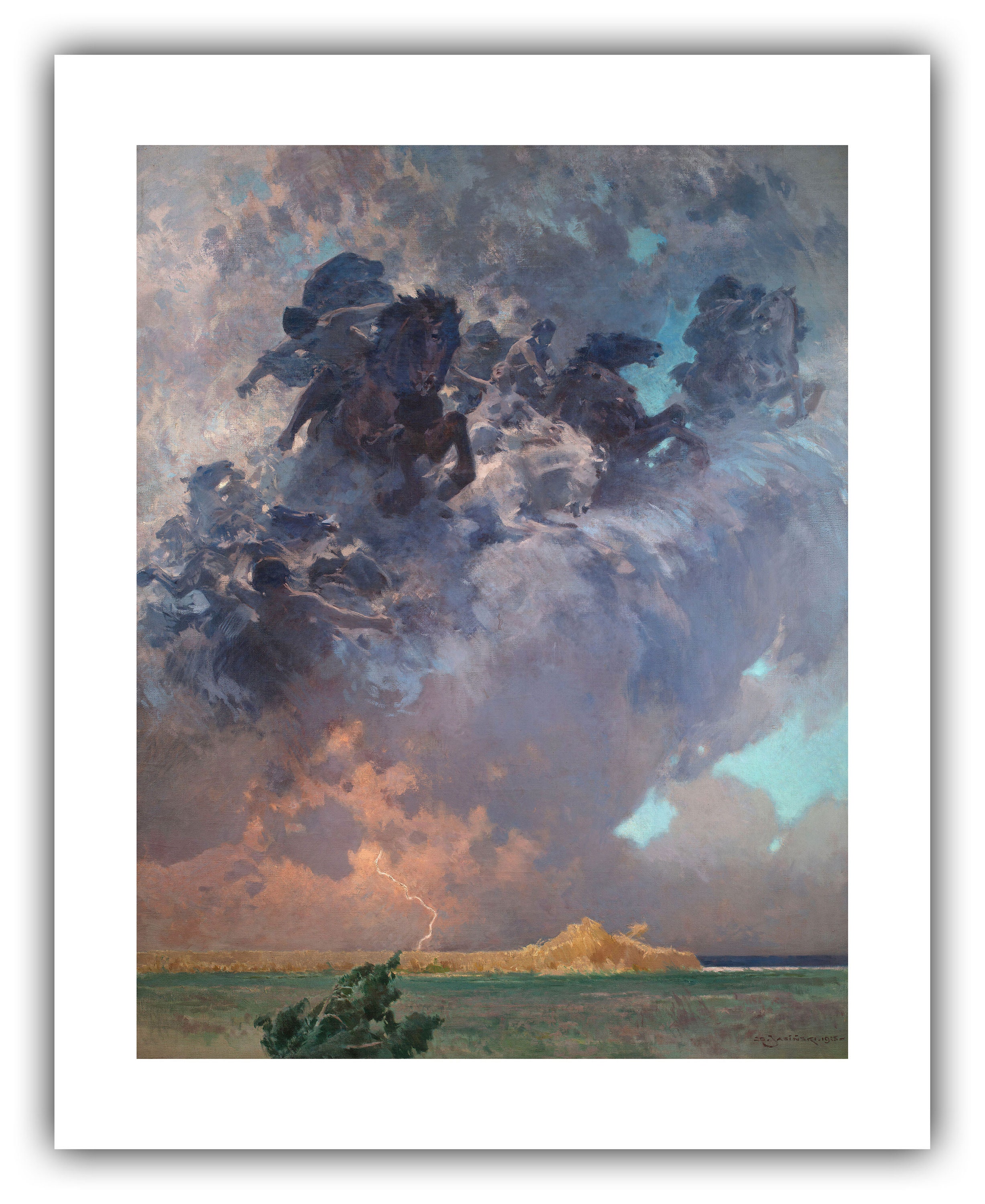 Zdzislaw Jasinski : Storm (1925) - Giclee Fine Art Print - Etsy