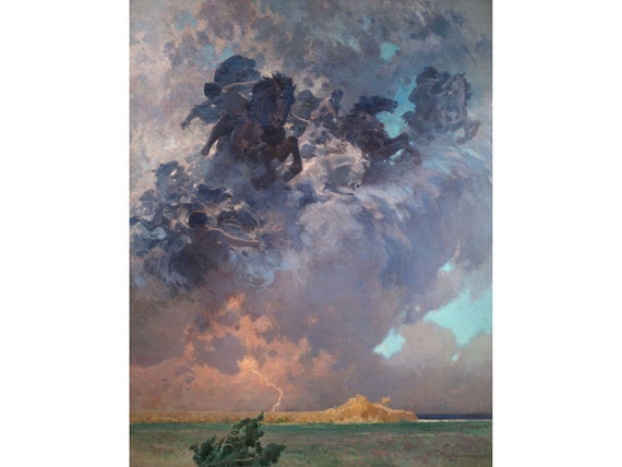 Zdzislaw Jasinski : Storm (1925) - Giclee Fine Art Print - Etsy