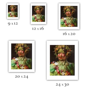 Giuseppe Arcimboldo : Rudolf II as Vertumnus Giclee Fine Art Print image 2