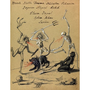 Occult Art : Evil Spirits I (c. 1792) - Giclee Fine Art Print