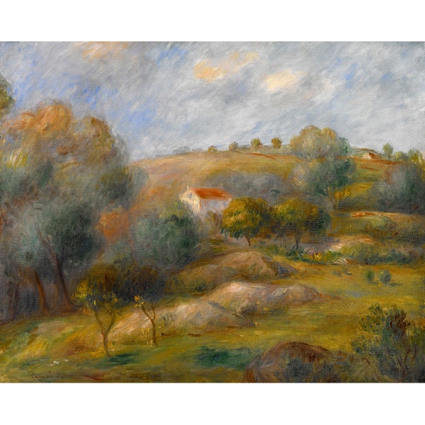 Pierre-Auguste Renoir : Springtime in Essoyes (c. 1900) - Giclee Fine Art Print