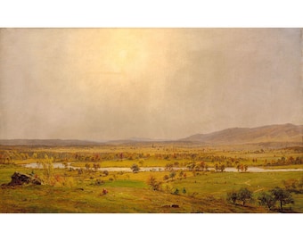 Jasper Francis Cropsey : Pompton Plains, New Jersey (1867) - Giclee Fine Art Print