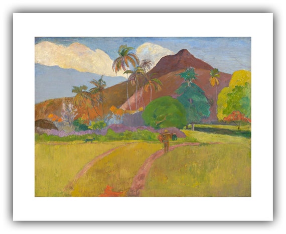 ポール・ゴーギャン：タヒチの風景（1891） - ジクレー版画 - Etsy 日本