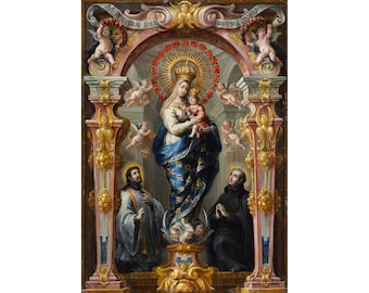 Bartolome Perez : Our Lady of Good Counsel (c. 1680) - Giclee Fine Art Print