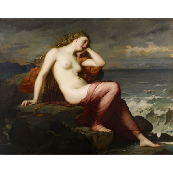 Henri Lehmann : Calypso (1869) - Giclee Fine Art Print