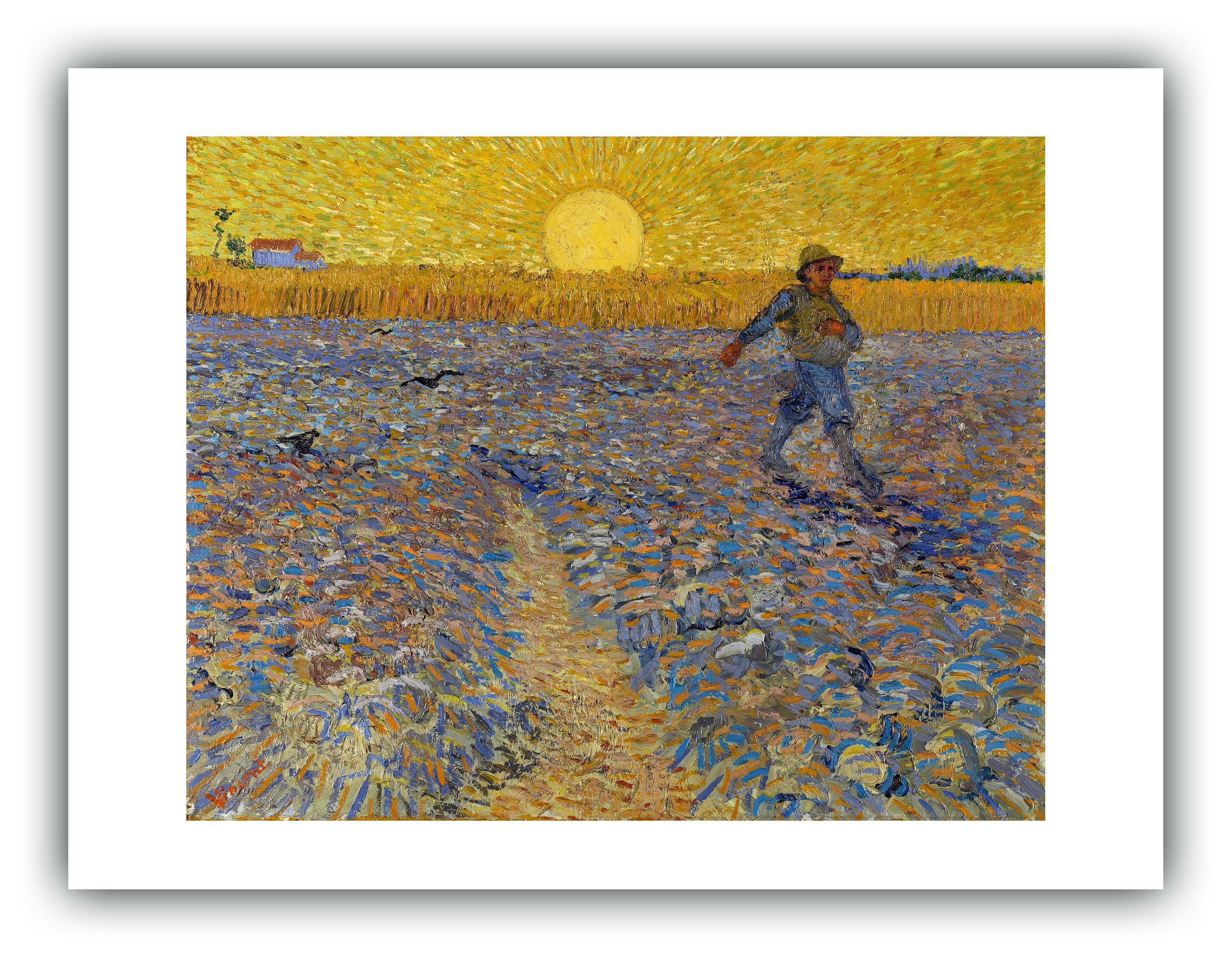 フィンセント・ファン・ゴッホ：種をまく人（1888年頃） - ジクレー