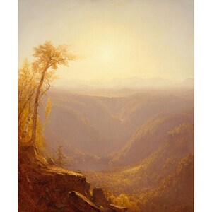 Sanford Robinson Gifford : Eine Schlucht in den Bergen (Kauterskill Nelke) (1862) - Giclee Fine Art Print