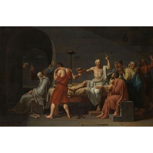 Jacques-Louis David : The Death of Socrates (1787) - Giclee Fine Art Print