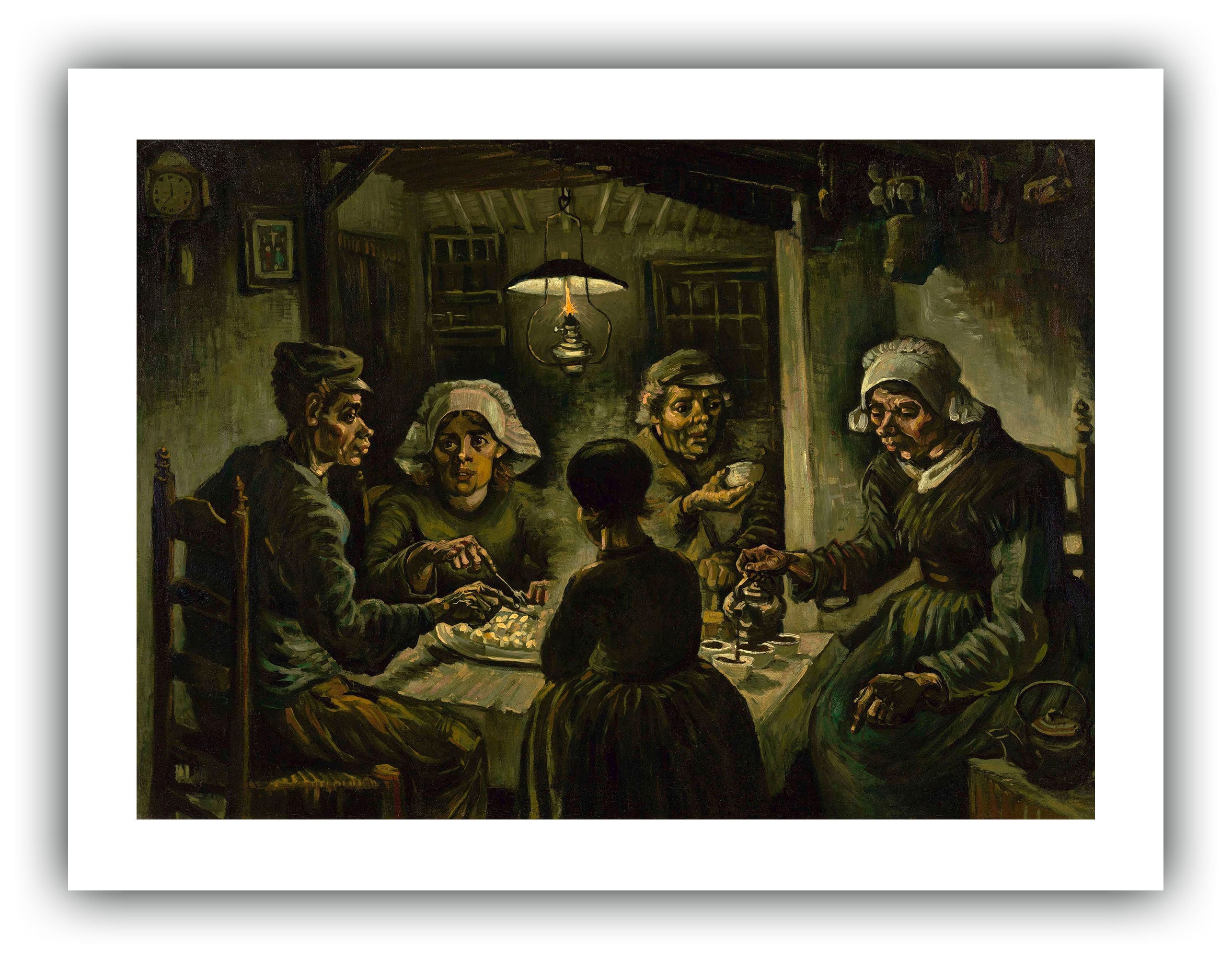 フィンセント・ファン・ゴッホ：ジャガイモを食べる人々（1885年
