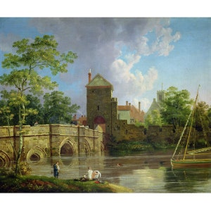 Michael Angelo Rooker : Layerthorpe Postern, York (late 18th century) - Giclee Fine Art Print