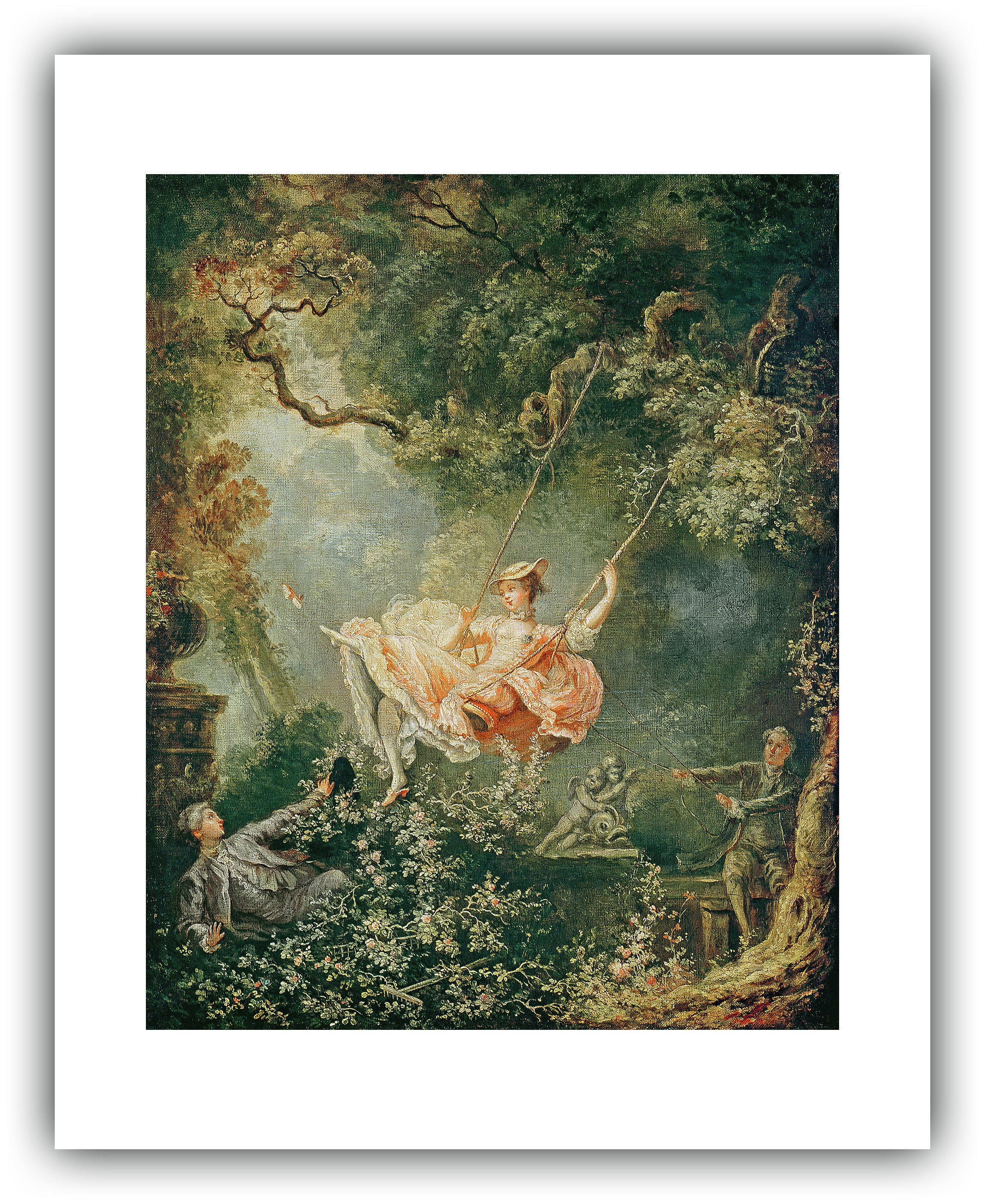 ジャン＝オノレ・フラゴナール：ブランコ（1767年頃） - ジクレー版画