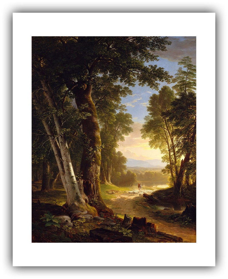 Asher Brown Durand The Beeches 1845 Giclee Fine Art Print