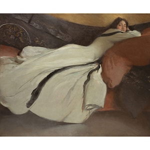 John White Alexander : Repose (1895) - Giclee Fine Art Print