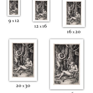 Albrecht Durer : The Satyr Family 1505 Giclee Fine Art Print image 2