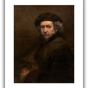 Rembrandt van Rijn : Zelfportret 1659 Giclee Fine Art Print 20 x 24 inches