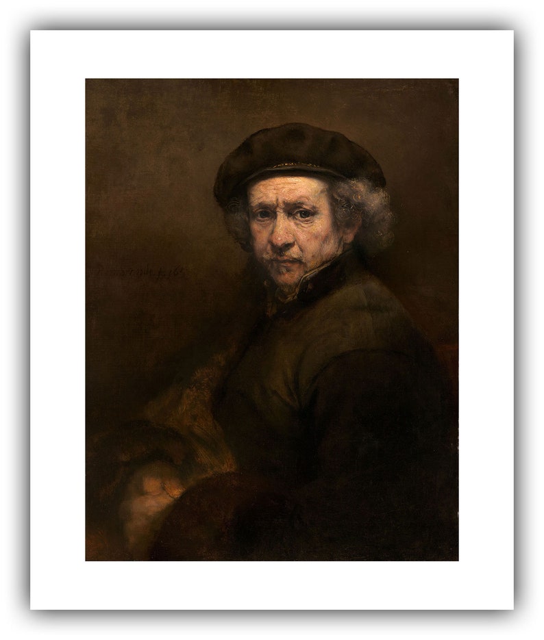 Rembrandt van Rijn : Zelfportret 1659 Giclee Fine Art Print 20 x 24 inches