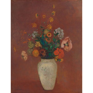 Odilon Redon : Ramo en un jarrón chino (c. 1912-1914) - Giclee Fine Art Print