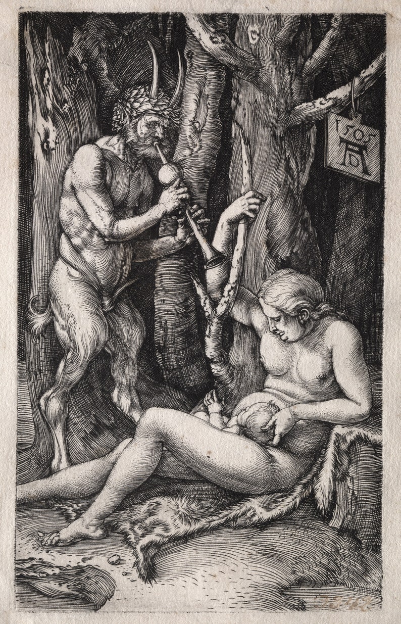 Albrecht Durer : The Satyr Family 1505 Giclee Fine Art Print image 3