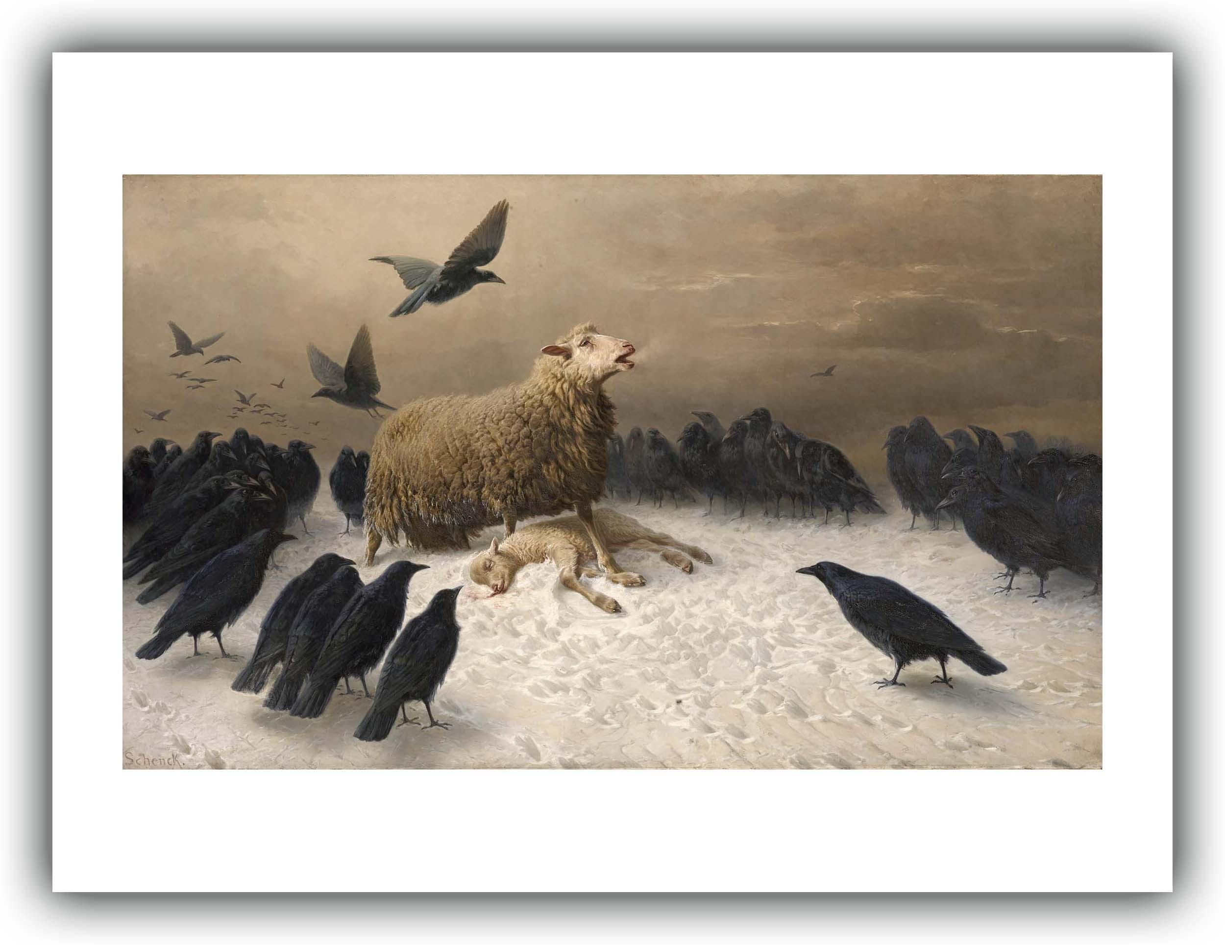 August Friedrich Schenck : Anguish (c. 1878) - Giclee Fine Art Print - Etsy, image size:2500x1929