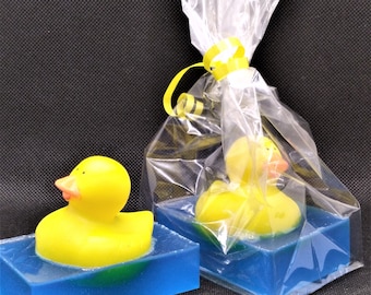 Rubber Duck Bath Soap (Soap and Toy) (Soap is 3.5 ounces) (Unscented)