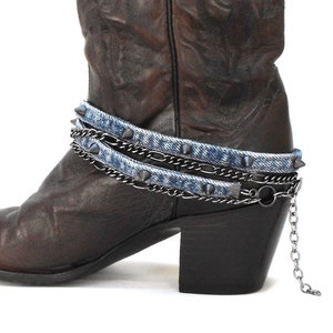 Bling biker boots hotsell