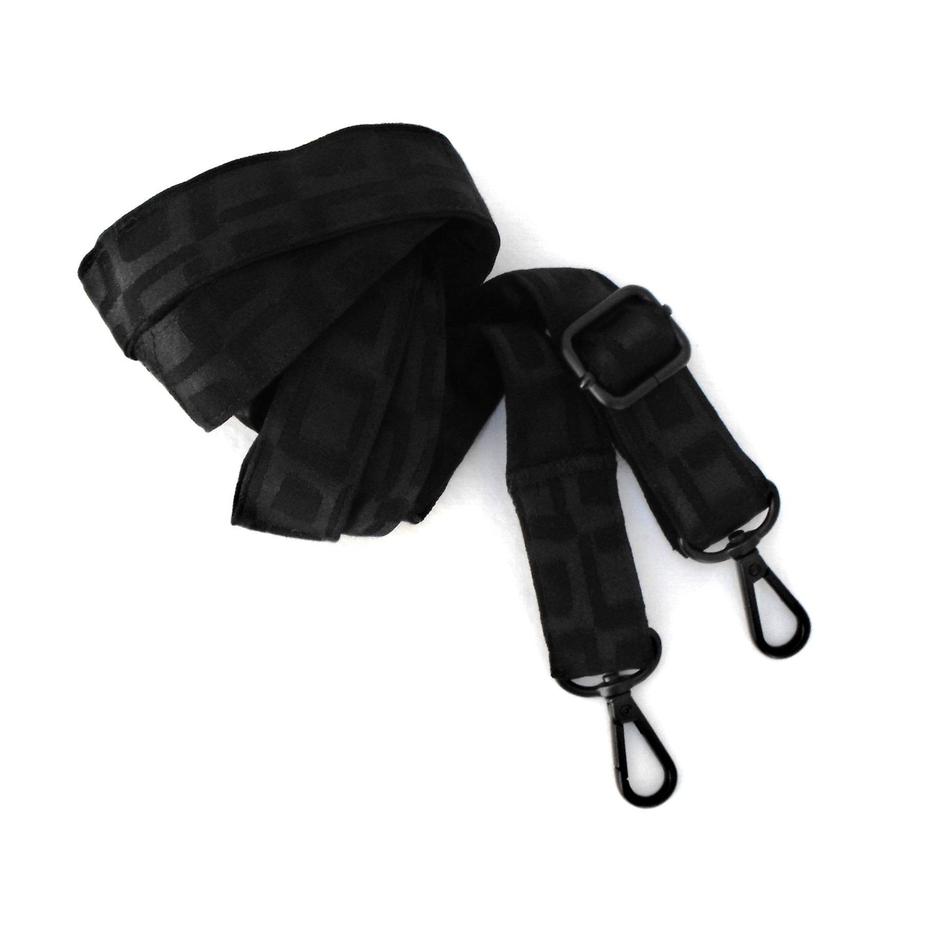 Elegant clipon strap superlong black purse strap fancy Etsy