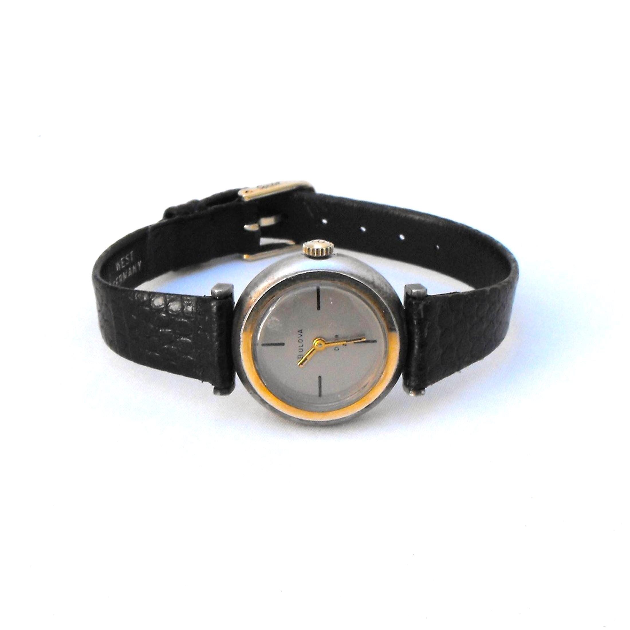 Vintage Bulova 17mm quartz watch, leather strap, box, tag, working battery Vintage Bulova Accutron N2 1972 Rare Watch – | Mercari main image 4