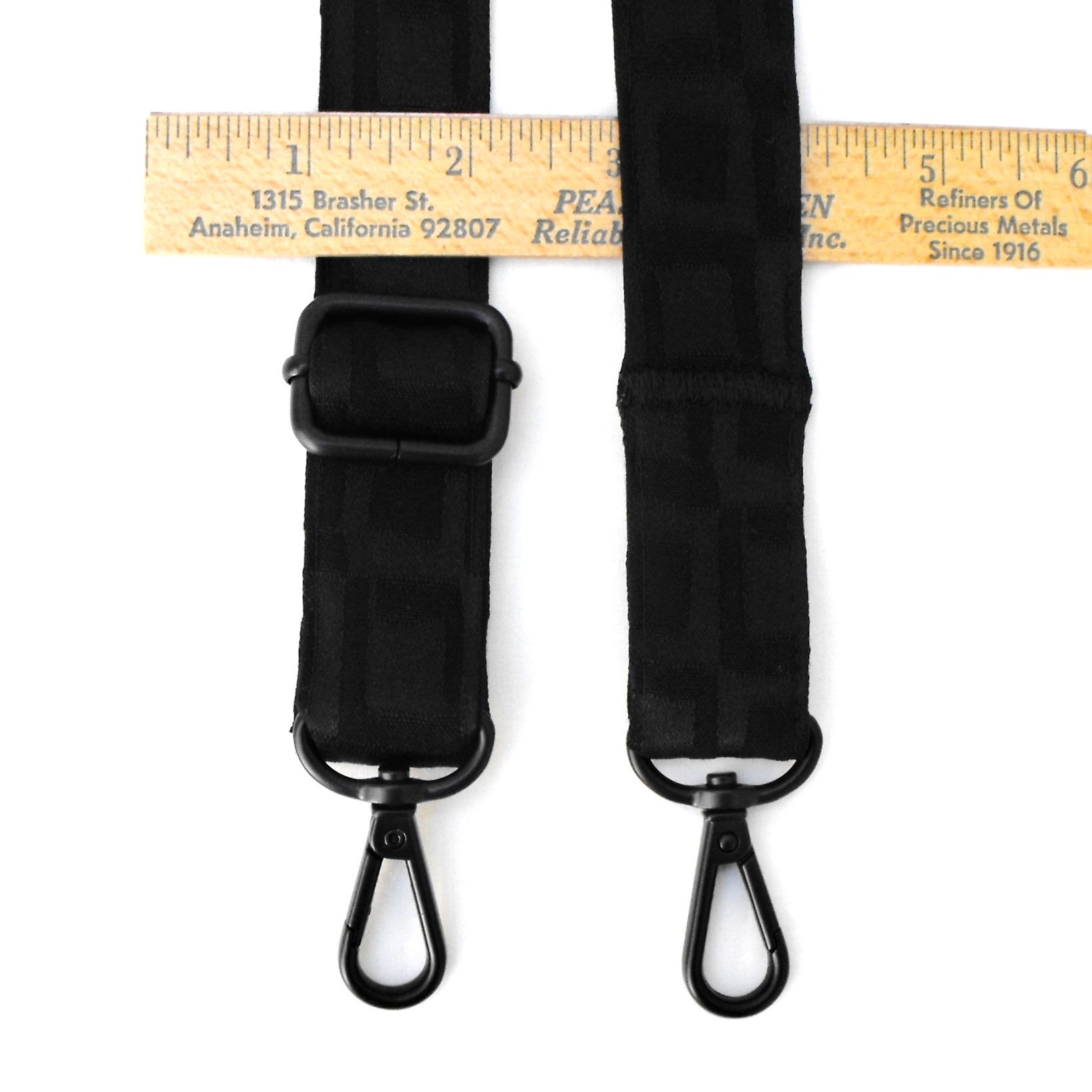 Elegant clipon strap superlong black purse strap fancy Etsy
