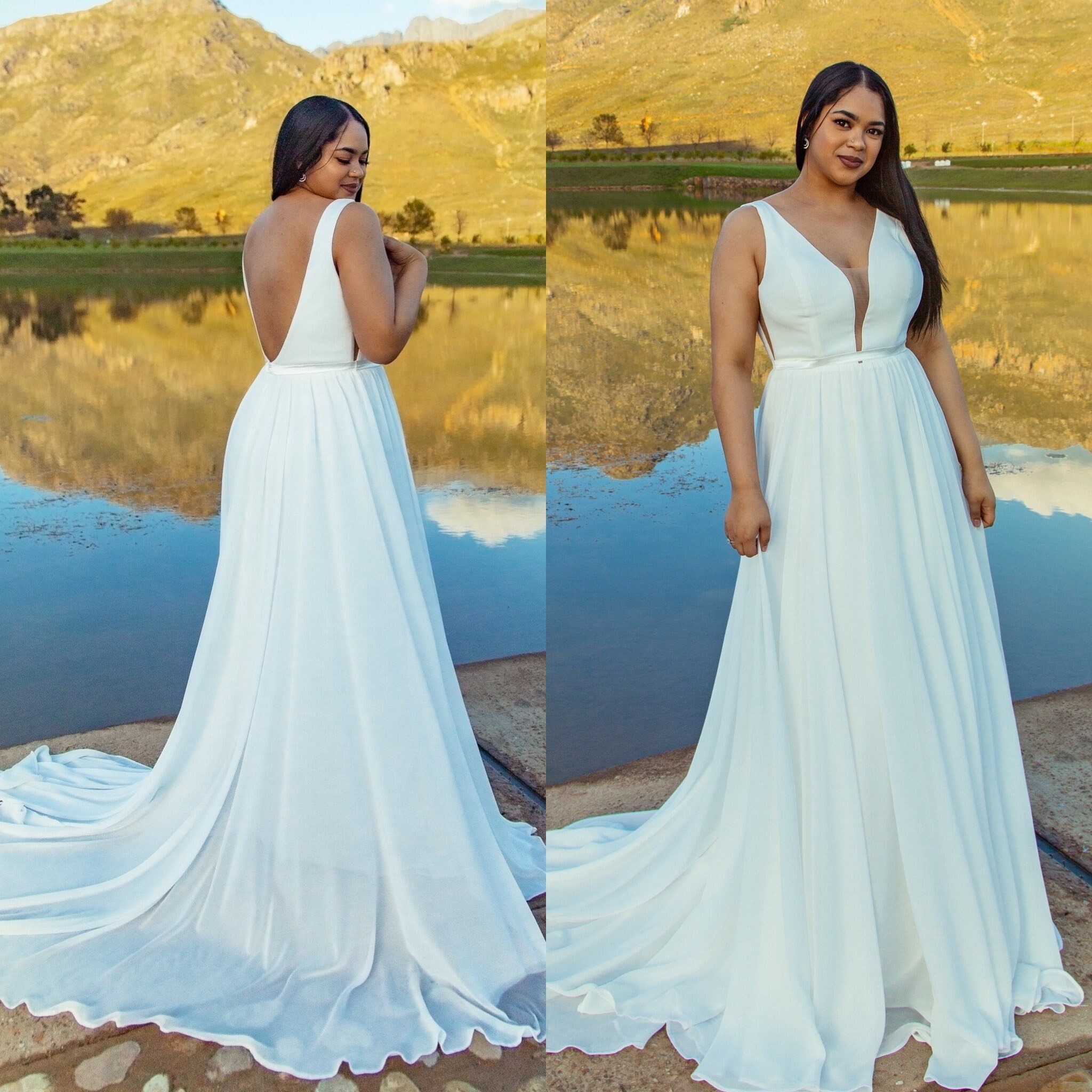 riu Crossed lines ponte dress 【公式通販】