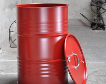 200-liter barrel, new - color of your choice - drum, oil drum, laundry basket, chute, storage space