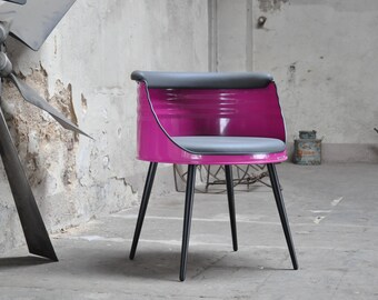 Barrel chair from a 200 liter new barrel - color of your choice - barrel furniture