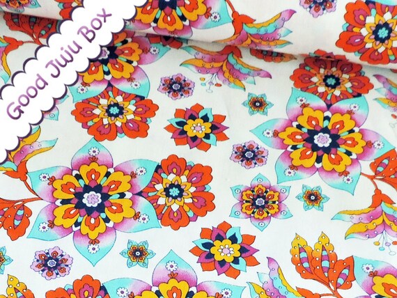 Riley Blake /" Wildflower Meadow /" Igel JERSEY Kinderstoff rosa pink