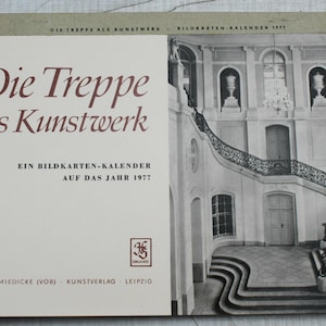 Calendar from 1977 gift 45th birthday anniversary wedding anniversary image 70s 70s GDR GDR
